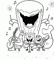 SpongeBob music show coloring book