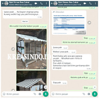 Kandang Anjing Stainless Pesanan PT Sagar Aksata Samudra di Bea Cukai Rawamangun Jakarta