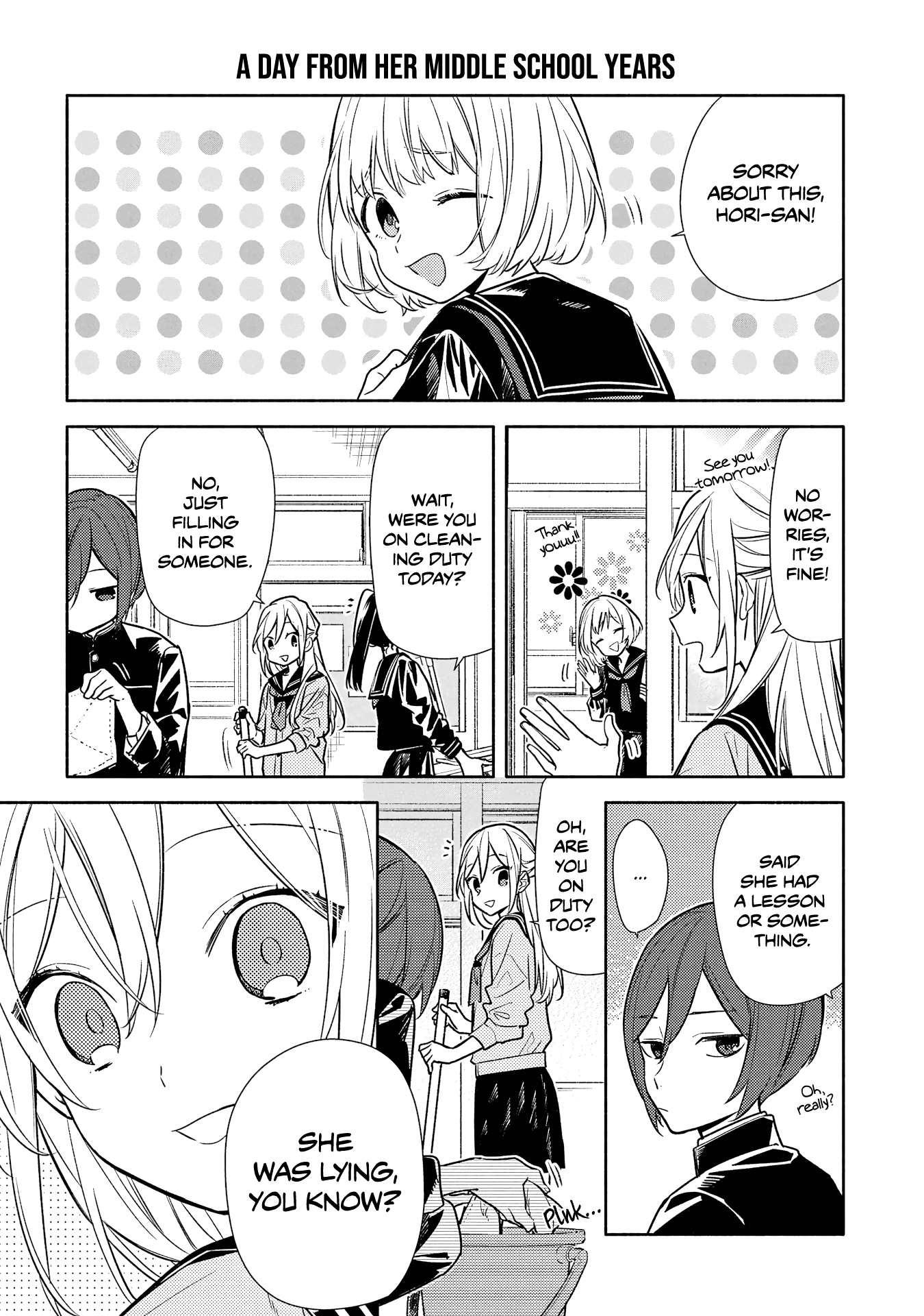 Horimiya, chapter 133