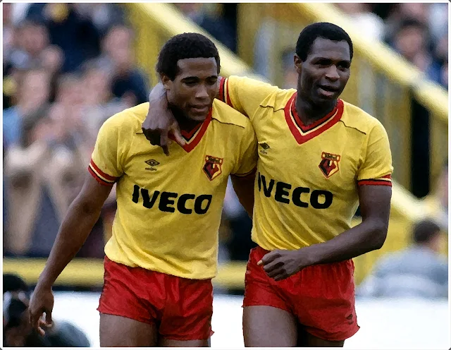 John Barnes Luther Blissett Watford