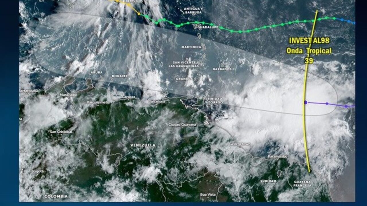 Fuertes lluvias y posible ciclón para Venezuela en los próximos días