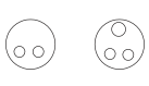 Socket 2 pin, 3 pin Symbol