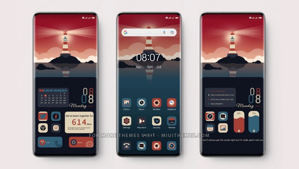 Retro Lighthouse MIUI Theme