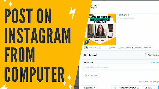 How To Post on Instagram From Cumputer: Post To Instagram From PC