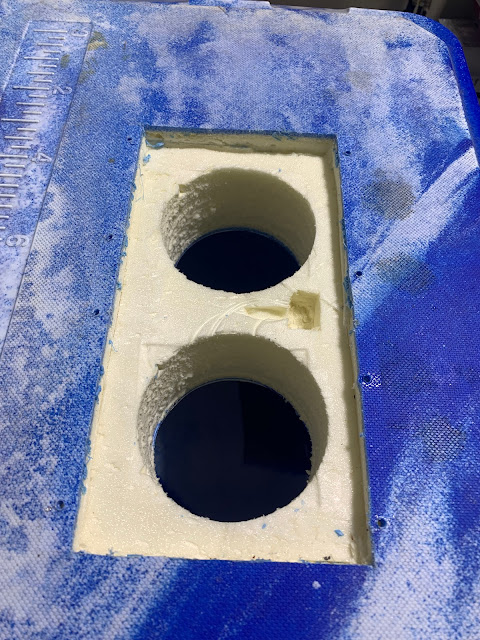 holes cut in the top of the cooler