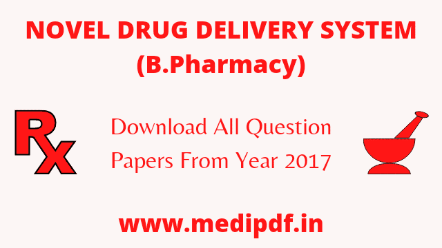 Novel-drug-delivery-system-all-question-papers-b-pharm