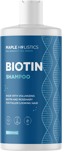Infused with biotin, this shampoo nourishes the scalp and supports hair follicle health, leading to thicker, fuller-looking hair over time.