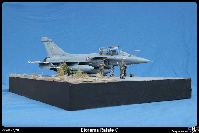 Diorama pour un Rafale C.