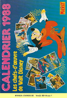 Calendrier Mickey, 1988