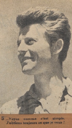 Photographie en buste de Gérard Philipe ("Elle", 6 août 1946)