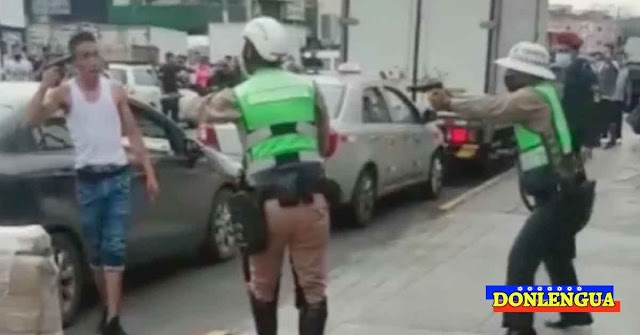 Venezolano disparó contra dos policías y luego trató de matarse en Perú