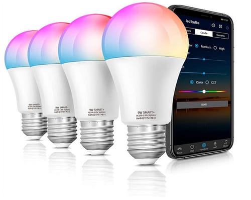 Lapurete’s LED RGBCW Color Changing Smart Light Bulb