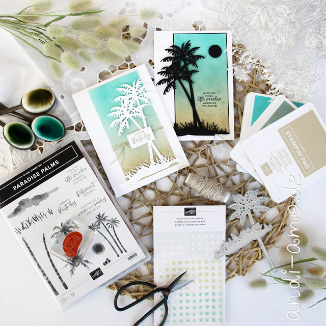 Stampin Up Paradise Palms Karten selbermachen