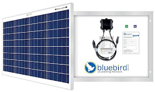 6. Bluebird Solar 50 Watt - 12 Volt Poly Crystalline Solar Panel