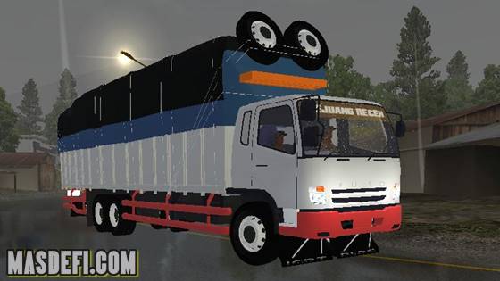 mod truck sumatera fuso fn tronton khas ekspedisi
