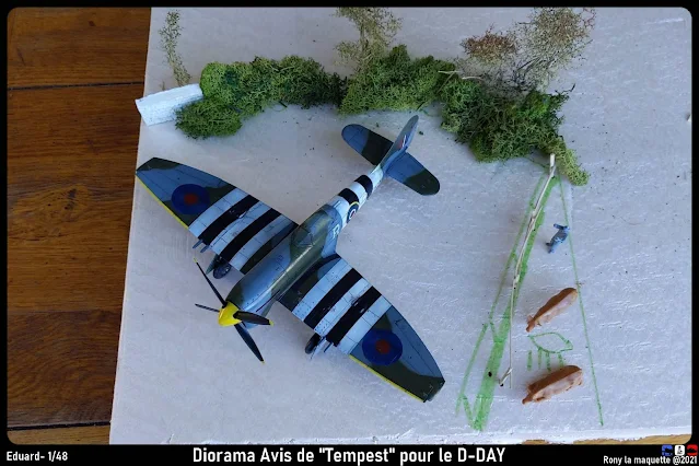 diorama pour un Tempest Mk.V