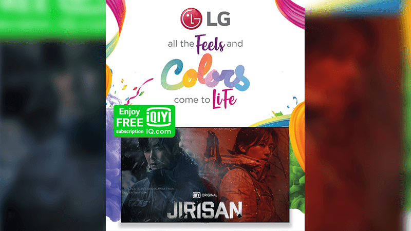 LG offers one-year FREE IQIYI subscription for every smart TV purchase!