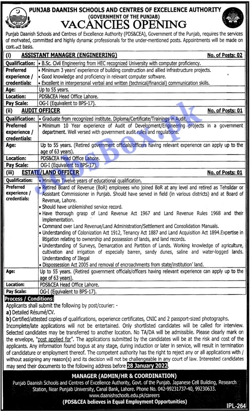 Download Advertisement of Punjab Daanish Schools & Centers of Excellence Authority Jobs 2022Download Advertisement of Punjab Daanish Schools & Centers of Excellence Authority Jobs 2022