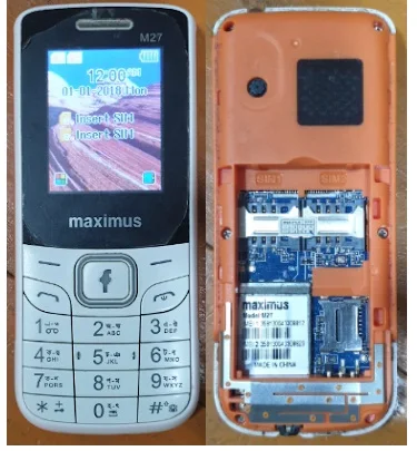 Maximus M27 Flash file sc6531e without password