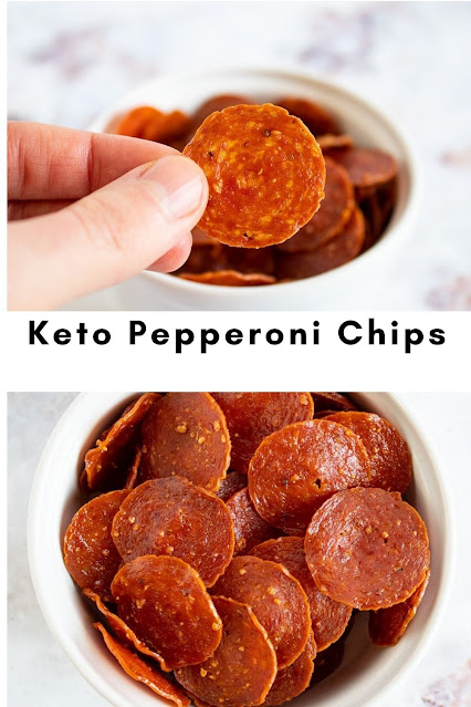 Keto Pepperoni Chips