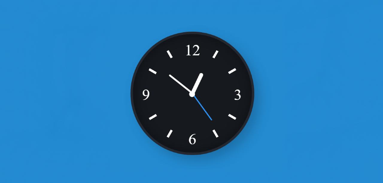 analog clock with JavaScript