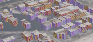 Abu Dhabi city low ploy free 3d models fbx obj blend