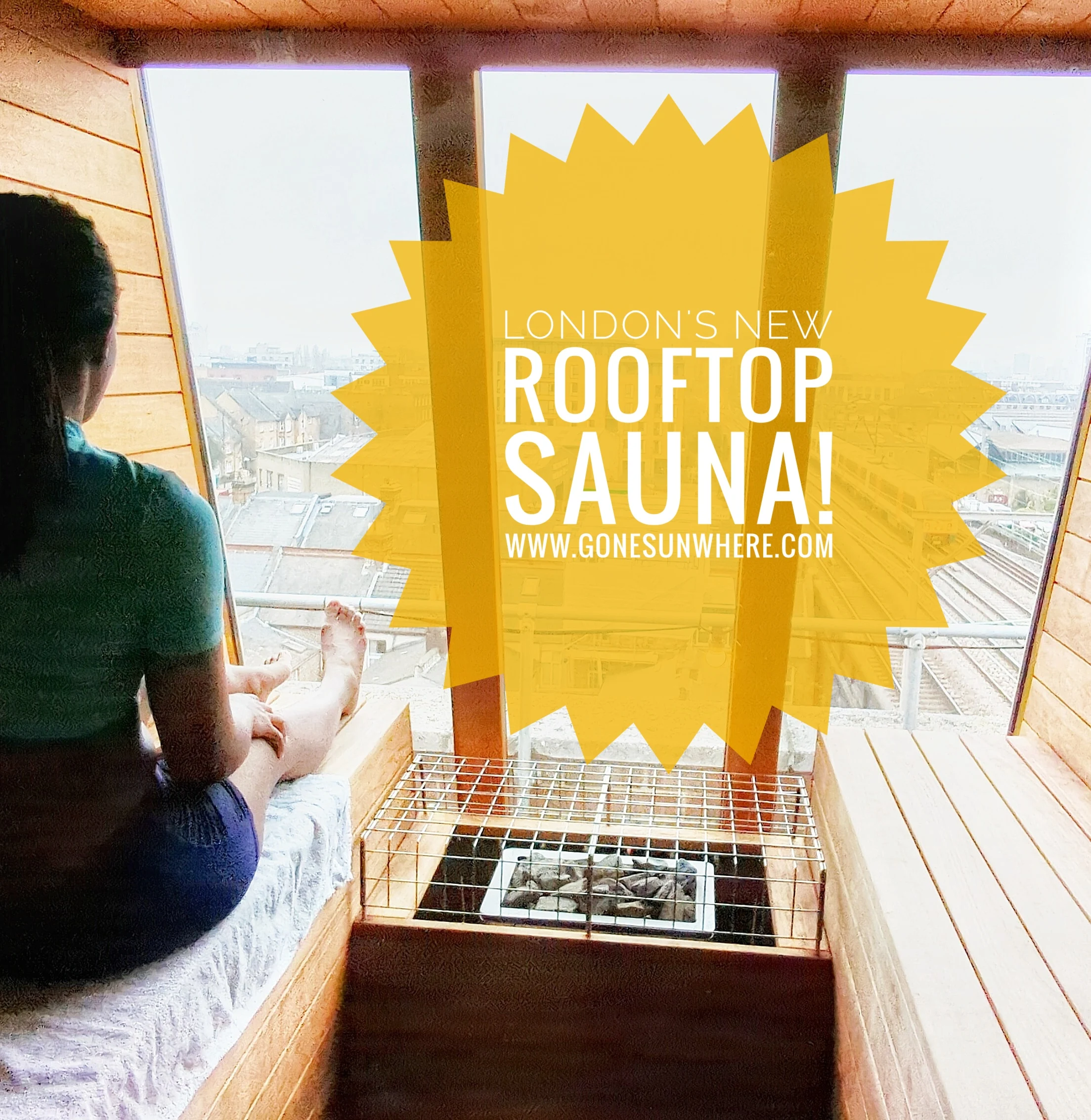 Rooftop sauna London
