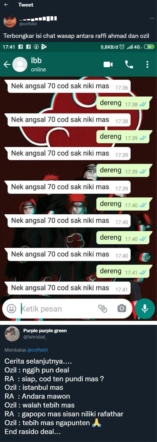 klub sepak bola milik Raffi Ahmad dikabarkan akan memboyong Mesut Ozil Terbongkar Isi Chat WA antara Raffi Ahmad dan Ozil, NGakak 😂😂, Netizen +62 Emang Gak Ada Lawan 😁