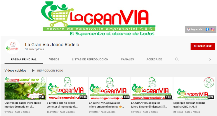 Suscribete en Nuestro Canal