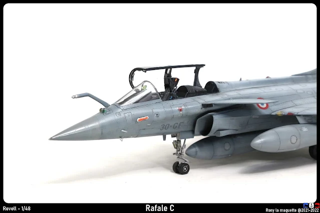 La canopée du Rafale de Revell au /48.