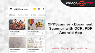 CPPScanner - Document Scanner with OCR, PDF Android App - Capstone Project
