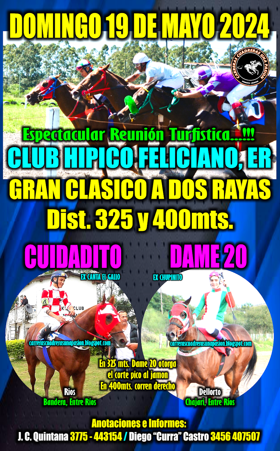 FELICIANO - GRAN CLASICO 325 Y 400 MTS.