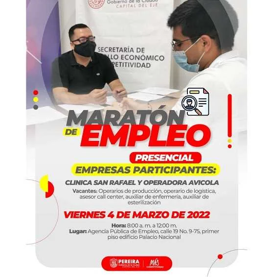 La Agencia Pública de Empleo tiene más ofertas de trabajo para los pereiranos