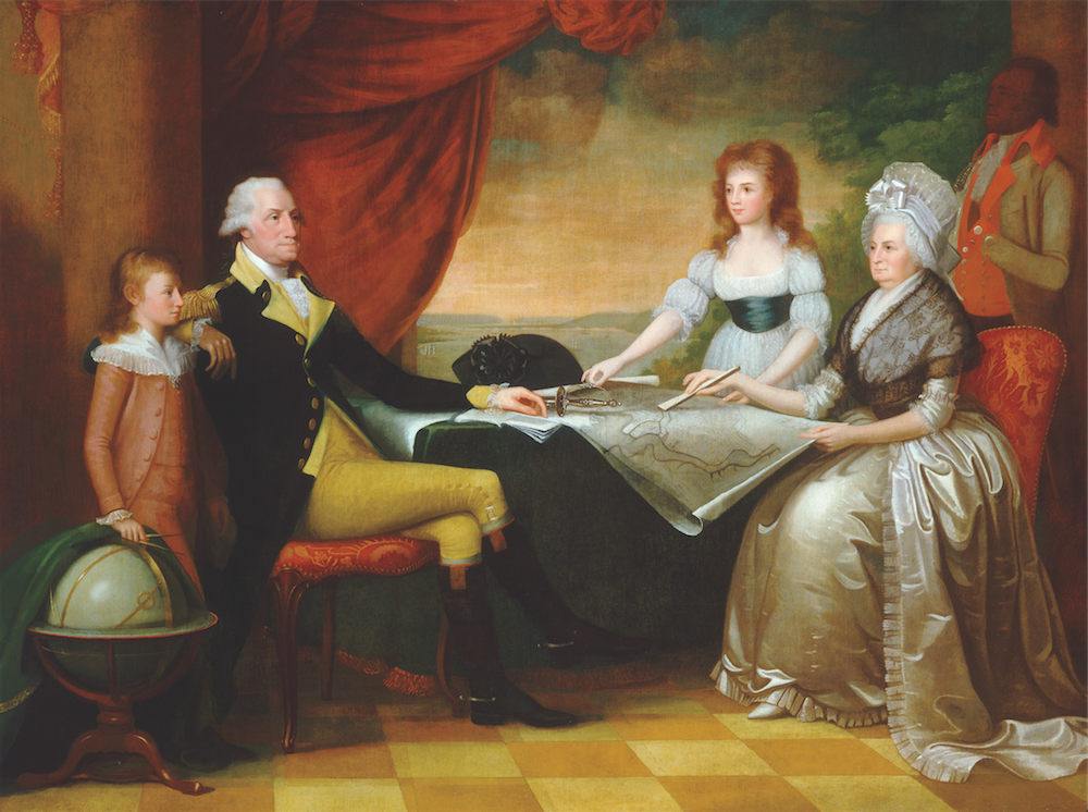 One of Washington's pals' wife was his first love.