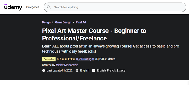 Pixel Art Master Course - Beginner to Professional/Freelance