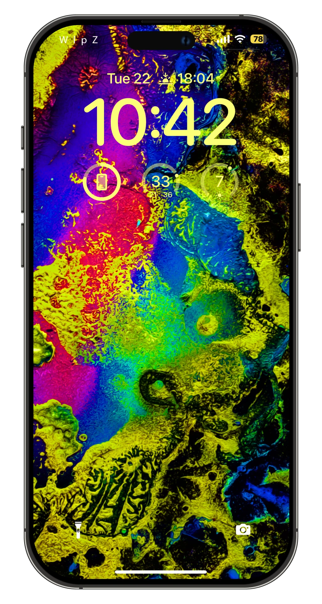 Psychedelic Abstract Art Smartphone Wallpaper 2