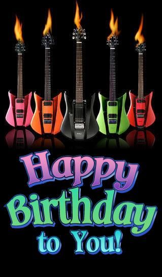 rock and roll happy birthday images