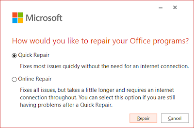 MS Office Error Quick Fix