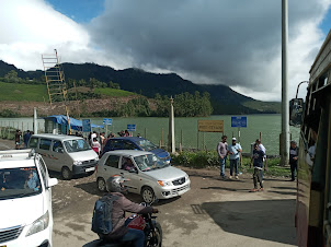 Mattupetty Dam Reservoir on highway route to Topstation