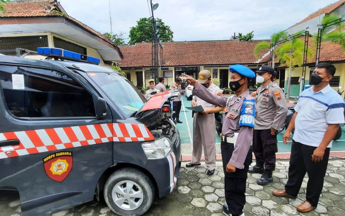 Pastikan Berfungsi Baik, Randis Polisi di Kebumen Dicek Jelang Pengamanan Nataru