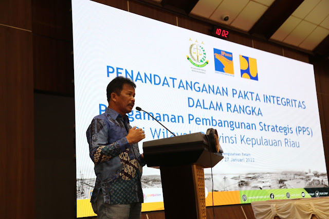 BP Batam dan Kejati Kepri bersama Balai PPW Kepri Teken Pakta Integritas untuk Pengamanan PPS