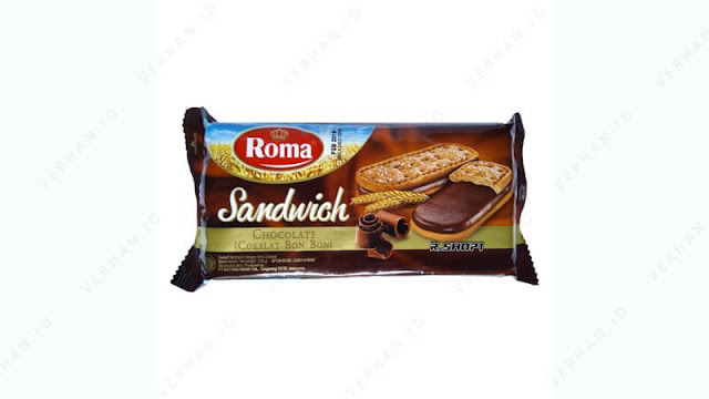 roma sandwich coklat