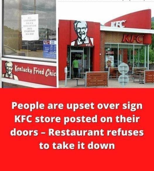 Outrage Erupts Over Controversial KFC Sign: Restaurant Refuses to Take It Down