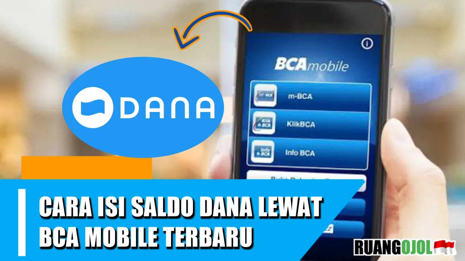 isi saldo dana lewat bca mobile