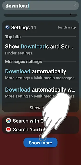 Show More Button 2 in Search Result for Download Picture
