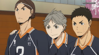 ハイキュー!! アニメ 2期24話 | 澤村大地 菅原孝支 東峰旭 | HAIKYU!! Aobajohsai vs Karasuno