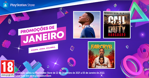 Promoções de Janeiro arrancam hoje na PlayStation®Store e prolongam-se até dia 19 de janeiro