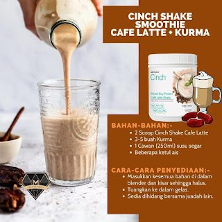 Apa Itu Cinch Shake Mix Shaklee Chocolate Cafe Latte Vanilla