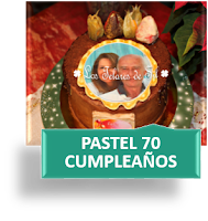 PASTEL 70 CUMPLEAÑOS PARA HOMBRE