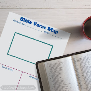 Bible Verse Mapping Printable | scriptureand.blogspot.com